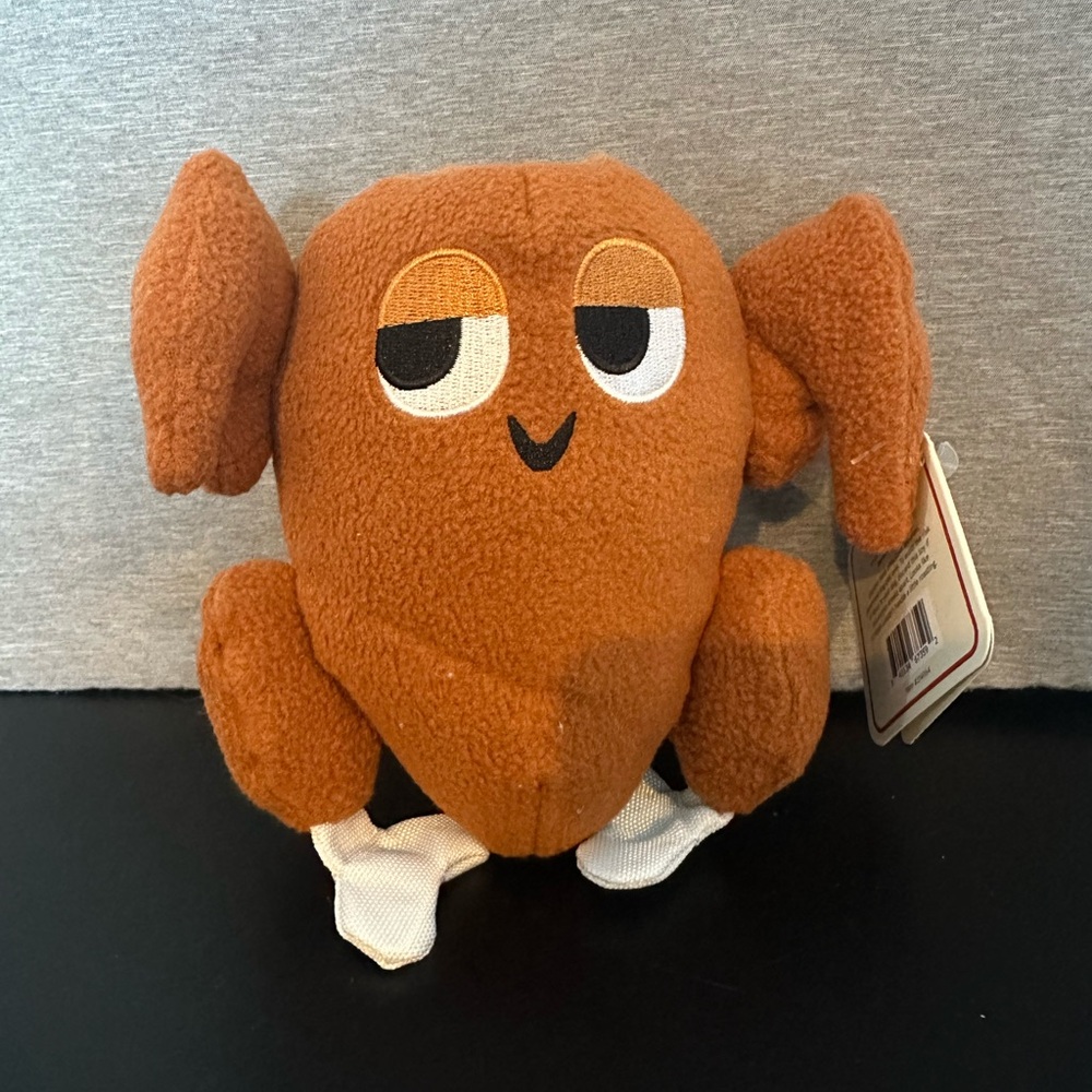 NWT Bark TurKeith Turkey Crazy Crinkle Squeaker Treat Trap Size M Medium Barkbox